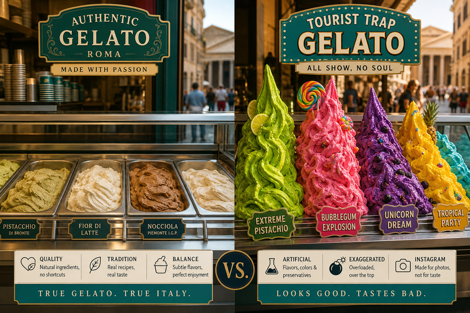How Gelato Case Structure Reveals Freshness Before You Order