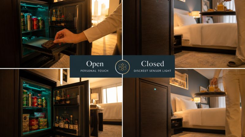 Hotel Minibar Restocking Schedules Reveal Privacy Priorities
