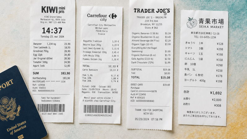 Where Your Grocery Receipt Prints the Time and Why It Matters